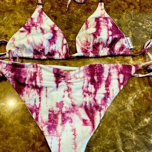 Lady Luxe Tie Dye 2 Piece Bikini
